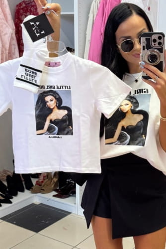 Kids-T-shirt-bluzka-koszulka-Little-Girl-Boss-LaMilla-biala-w-lalilafashion.pl.webp