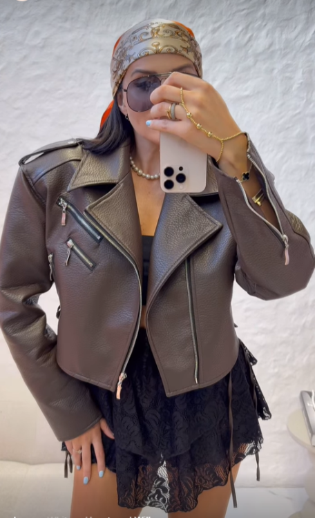 ramoneska-kurtka-skórzana-lamilla-czekolada-brąz-lalilafashion-www.lalilafashionstore.pl