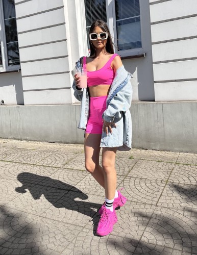Modna koszula jeansowa oversize do szortów i topu lalilafashion