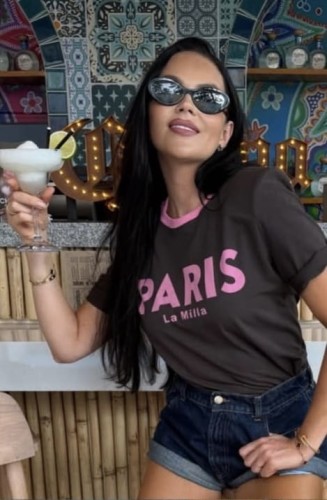 Tshirt_lamilla_paris_nowość_2026_czekolada_róż_lalilafashionpl