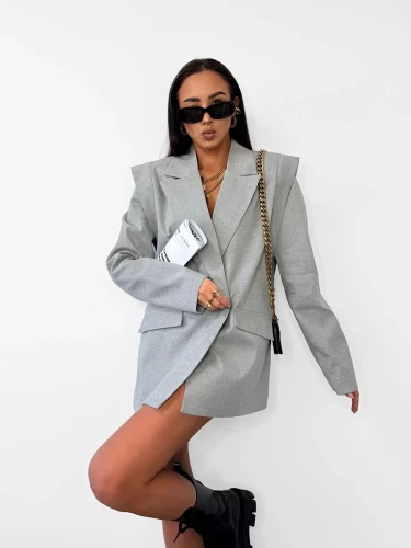 marynarka wigilia la milla szara lalilafashionpl