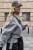 Płaszcz krótki szary z wełną LALILAFashion Warszawa