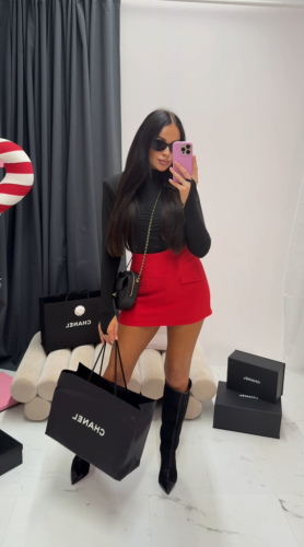 spodnico-spodenki-lamilla-czerwone-patki-kieszonki-warszawa-lalilafashion