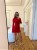 Czerwona sukienka mini Victoria lalilafashionpl warszawa