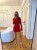 Czerwona sukienka mini Victoria lalilafashionpl warszawa